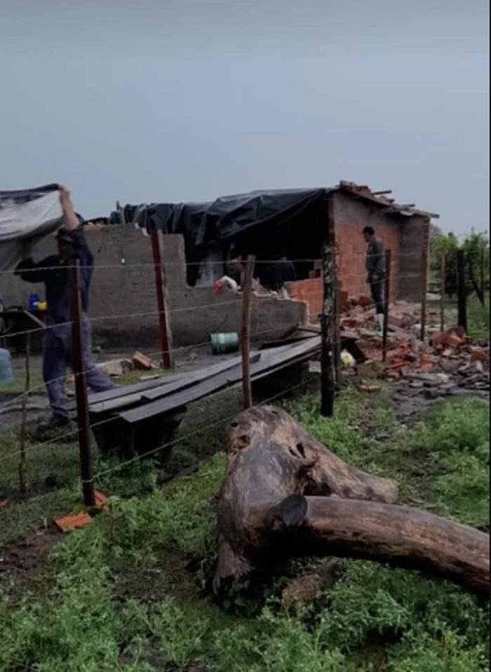 Fuerte Temporal Caus Destrozos En El Interior Correntino Corrientes Hoy