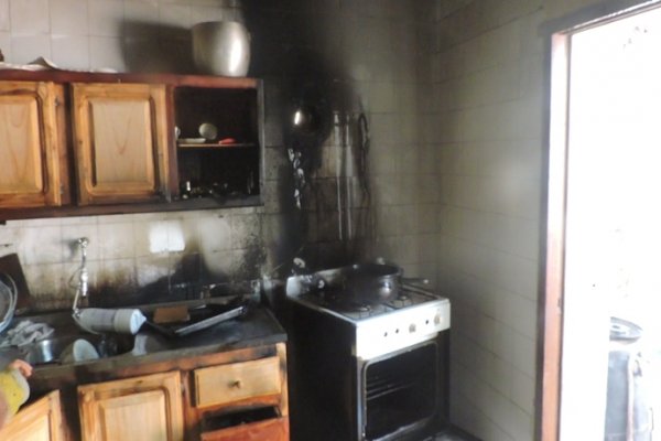 Incendio de una garrafa casi provoca una tragedia en una vivienda