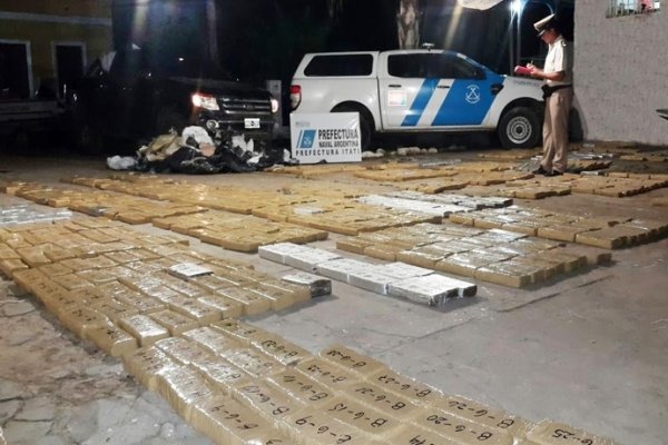 Corrientes: Secuestran más de una tonelada de marihuana