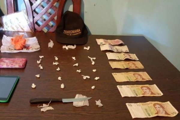 Capital: Allanan un kiosko de droga y detienen a un hombre