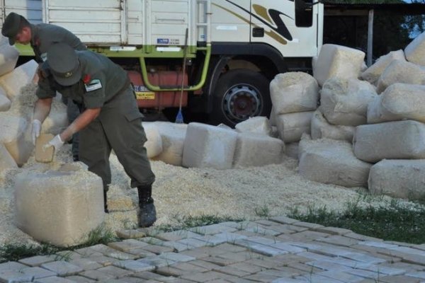 Misiones: Secuestran más de 500 kg de marihuana ocultas en un camión