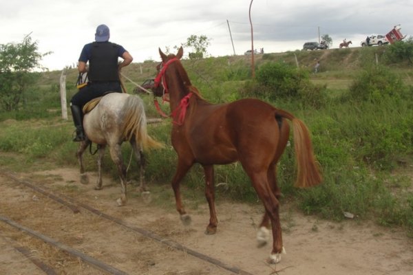 Goya: Jinetes graves al jugar una carrera y chocar entre ambos