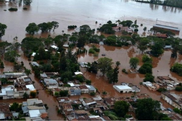 El río Paraná sigue creciendo en la provincia de Santa Fe