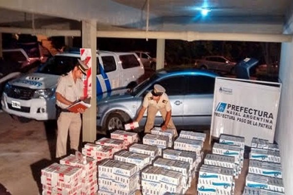 Incautan 14.500 paquetes de cigarrillos en Paso de la Patria