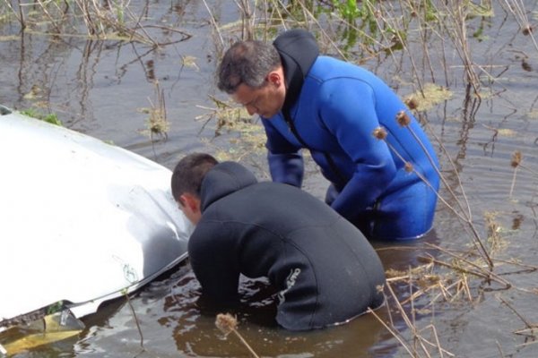 Empresario arrocero de Esquina murió al despistar con su auto y parar sobre la banquina inundada