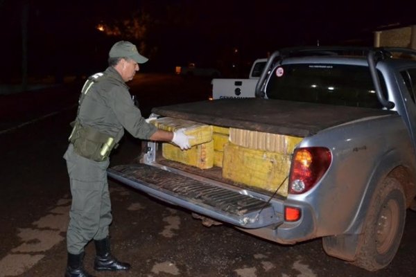 Gendarmería decomisó más de 1.070 kilos de marihuana en Misiones