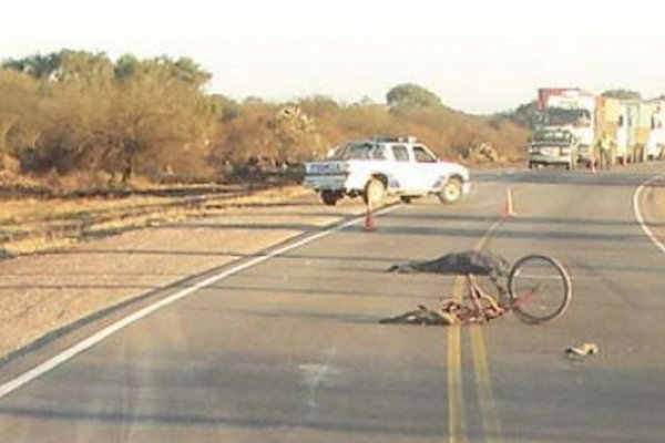 Tabay: Ciclista murió atropellado por una camioneta sobre Ruta N° 118