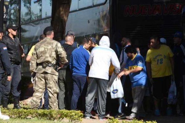 Di Zeo y otros barras de Boca fueron liberados en Paraguay