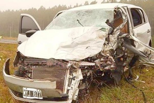 En choque frontal entre dos autos murió oficial de la Fuerza Aérea