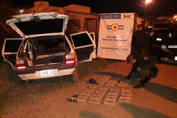 Corrientes: Secuestran marihuana y logran la detención de un hombre