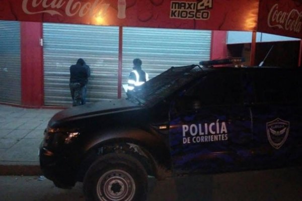 Detuvieron a un delincuente tras un intento de robo en un maxikiosco