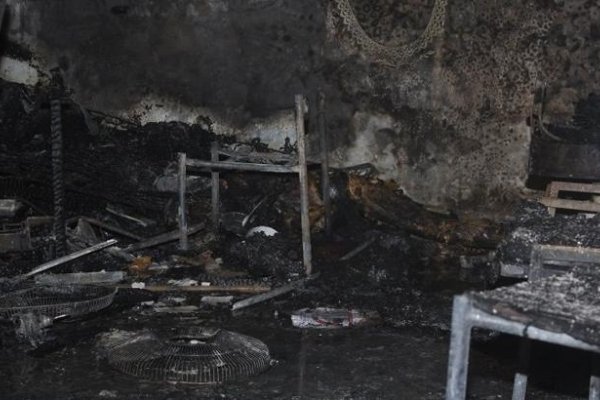 Incendio de una peluquería dejo como saldo daños materiales