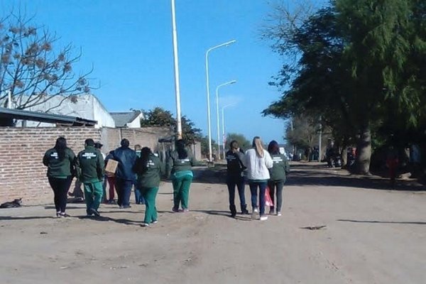 Salud Pública realizó un operativo de vacunación en el barrio Patono