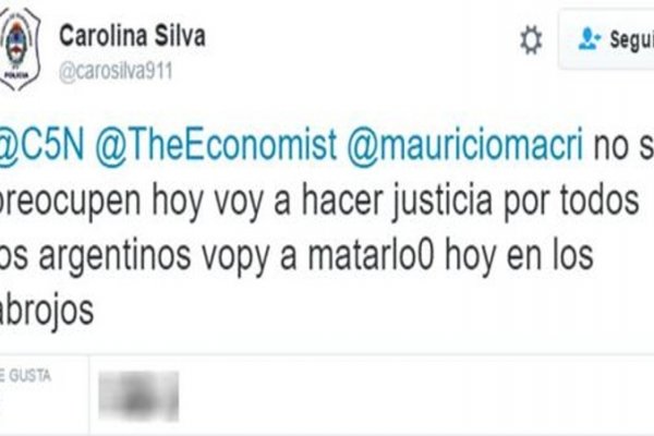 Detuvieron a una sargento de la Bonaerense por amenazar de muerte a Macri