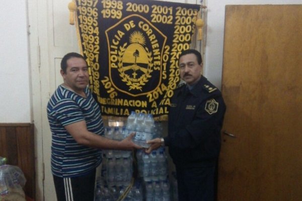 ASTRO colaboró con agua mineral para la peregrinación policial a Itatí