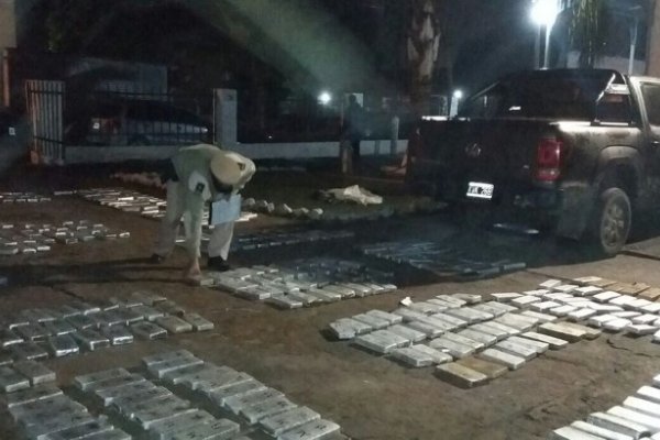 Itatí: Incautan más de 500 kilos de marihuana en una camioneta