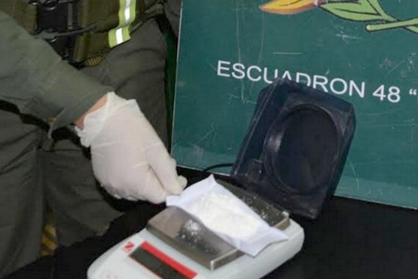 Secuestran cocaína en el acceso al puente General Belgrano