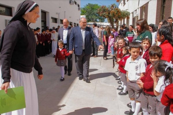 Colombi inauguró obras en la Escuela Sagrado Corazón de Jesús