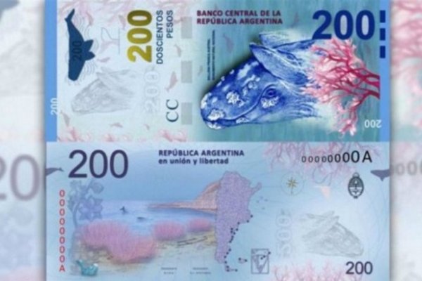 El billete de 200 pesos será lanzado el próximo 26 de octubre