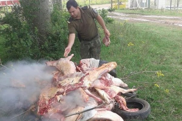 Esquina: Secuestran carne no apto para el consumo humano