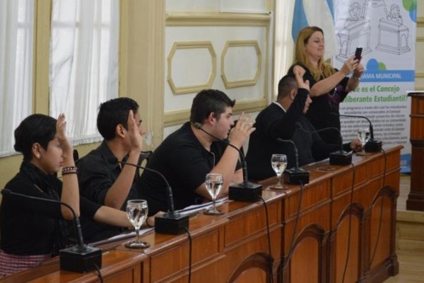 El Concejo Estudiantil aprobó los proyectos presentados por chicos