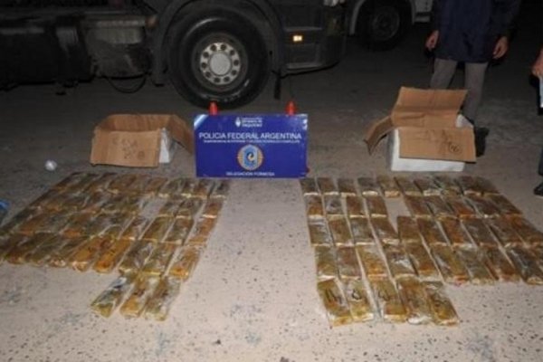 Formosa: La Federal secuestró 62 kilos de marihuana en un camión