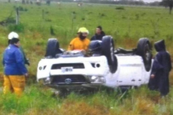 Accidente en Saladas: Murió el marido de la mujer embarazada