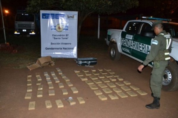 Gendarmería incauta más droga en Corrientes