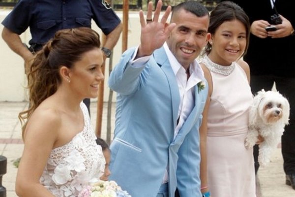 Confirman robo en la casa de Tevez mientras se casaba