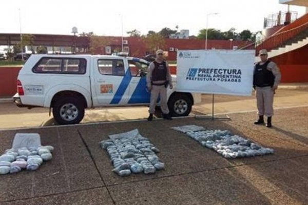 Fronteras blindadas: Secuestran 33 kilos de marihuana en Misiones