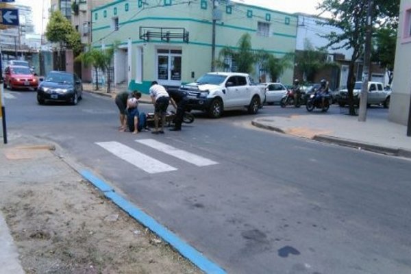 Grave accidente en zona céntrica de Corrientes