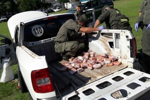 Corrientes: Incautaron más de 80 kilos de marihuana en Ruta 12