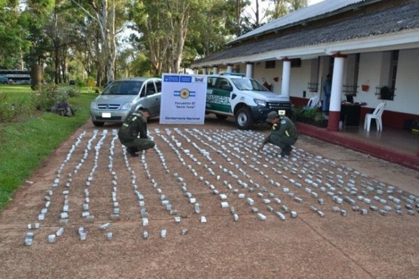 Santo Tomé: Secuestran 144 kilos de marihuana sobre Ruta 14