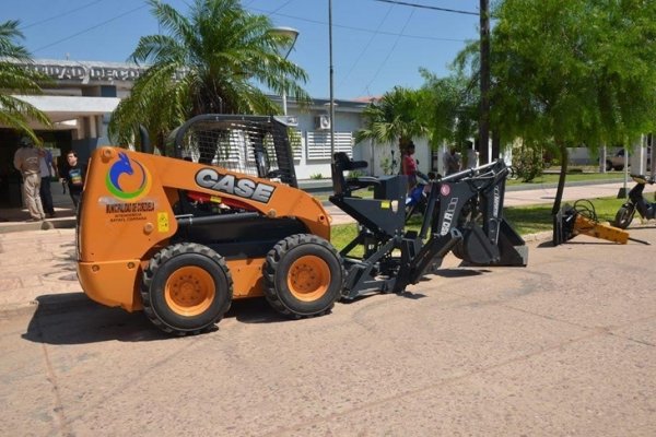 Chaco: Corzuela incorporó maquinarias con fondos nacionales