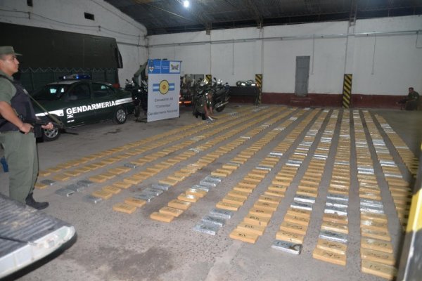 Gendarmería secuestró más de 700 kilos de marihuana en Corrientes