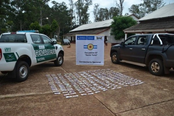 Corrientes: Gendarmería Nacional secuestró más de dos millones de pesos de una camioneta