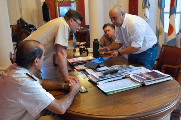 Ríos y Prefectura coordinaron trabajos conjuntos en seguridad