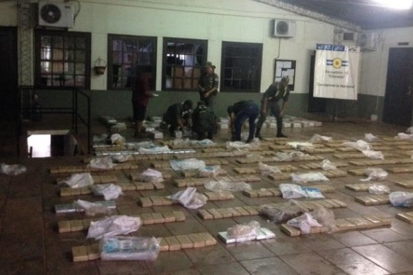 Misiones: Incautan más de una tonelada de marihuana