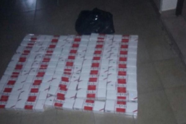 Incautaron 500 paquetes de cigarrillos en San Cosme