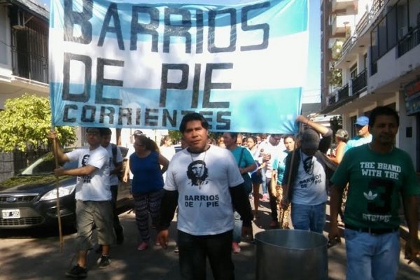 Corrientes: Barrios de Pie exige reincorporación a programas de trabajo