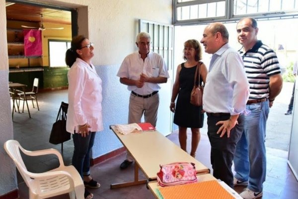 Alvear: Canteros destacó el trabajo conjunto  provincia-municipio para refaccionar escuelas