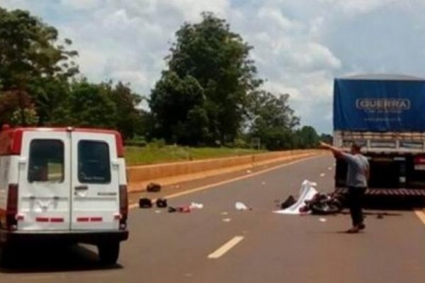 Corrientes: Chocó de atrás un camión y murió en el acto