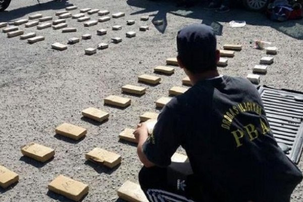 Incautan 120 kilos de marihuana que partieron de Corrientes