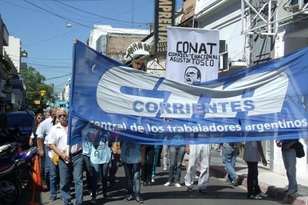 Gremios correntinos adelantaron adhesión al paro nacional declarado por la CTA