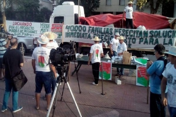 Yerbateros vendrían a Corrientes a manifestarse contra Macri