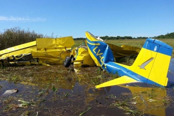 Investigan si la avioneta siniestrada en los Esteros del Iberá fue robada del aeroclub Victoria