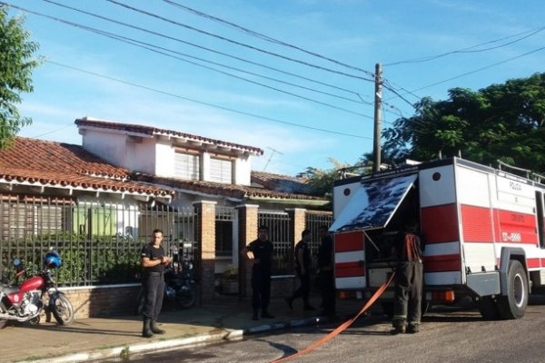 Corrientes: Pánico por principio de incendio en una vivienda