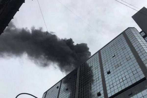 Incendio en el Anexo del Congreso de la Nación