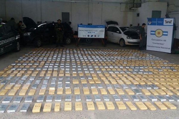 Narcotráfico: incautaron en Corrientes más de 690 kilos de marihuana provenientes de Itatí