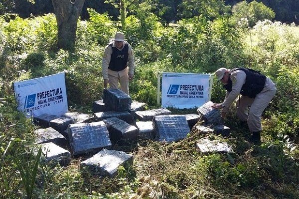 Nuevo golpe al narcotráfico en Itatí: incautaron un cargamento de marihuana de casi 600 kilos